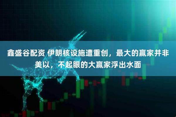 鑫盛谷配资 伊朗核设施遭重创，最大的赢家并非美以，不起眼的大赢家浮出水面