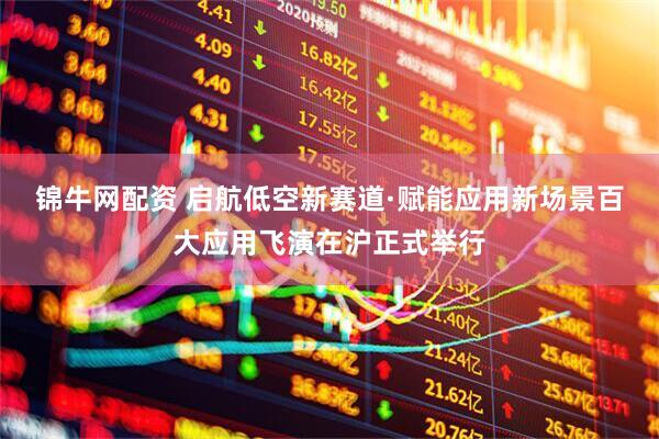 锦牛网配资 启航低空新赛道·赋能应用新场景百大应用飞演在沪正式举行