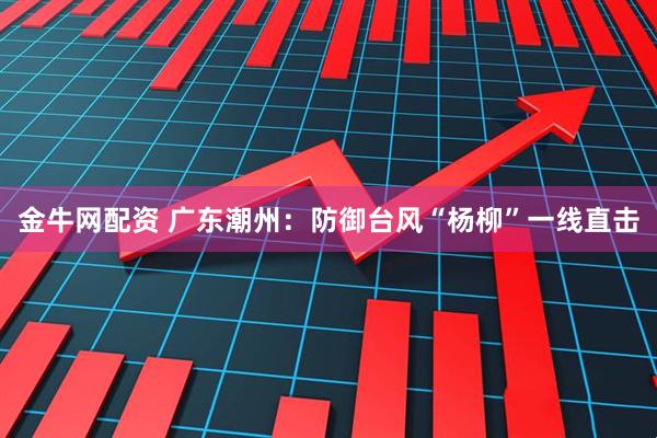 金牛网配资 广东潮州：防御台风“杨柳”一线直击
